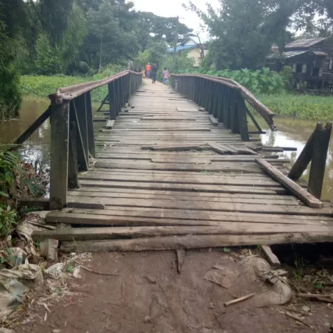 Brücke vorher