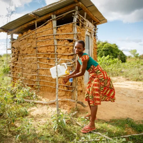Badezimmer in Kenia
