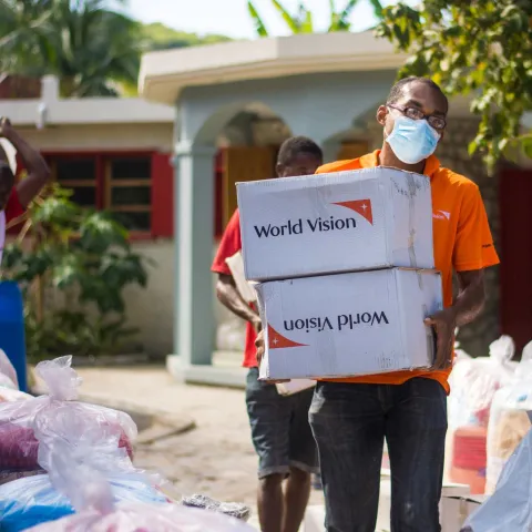 Notfallpakete Haiti