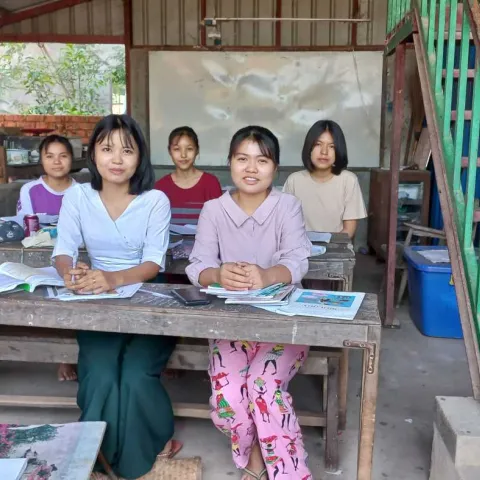 Projektübergabe in Hlegu, Myanmar