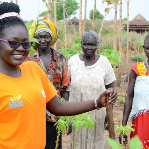World Vision-Projektleiterin Sunday ist Pionierin für Frauen-Rechte im Südsudan