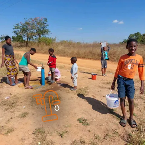 Sinenkhosi Bild Wasserholen