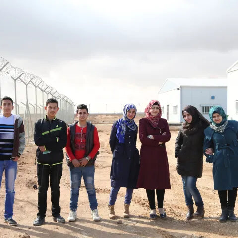 Sieben Jugendliche in einem Flüchtlingscamp in Jordanien erzählen ihre Geschichte