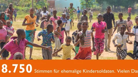 Kindersoldaten Petition Bild