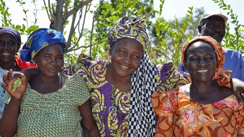 Moringa-Frauen-Vereinigung im World Vision-Projekt Bailli