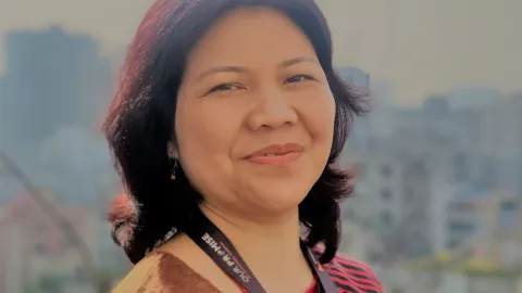 Portraitfoto von World Vision-Mitarbeiterin Buli Hagidok