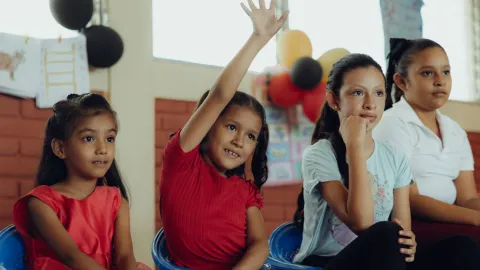Mädchen und Jungen aus Nicaragua