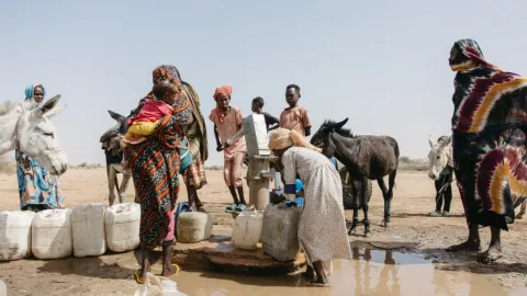 Menschen in Sudan