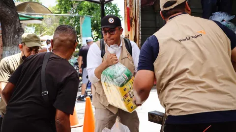 Verteilung von Lebensmitteln in Venezuela
