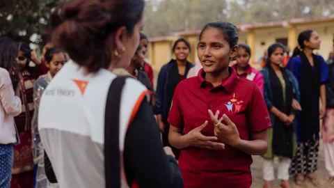 1000 Girls - Patenschaften ermöglichen Mädchen wie Neha für ihre Rechte einzutreten