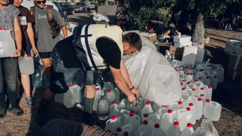 Wasserverteilung im Katastrophenfall