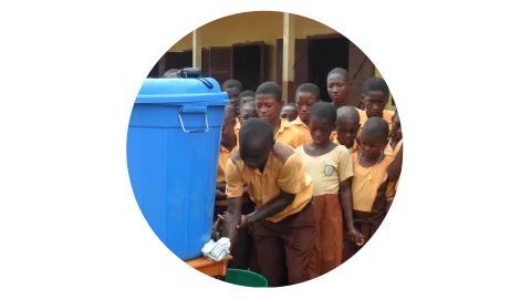 WASH-Training für Schülerinnen und Schüler