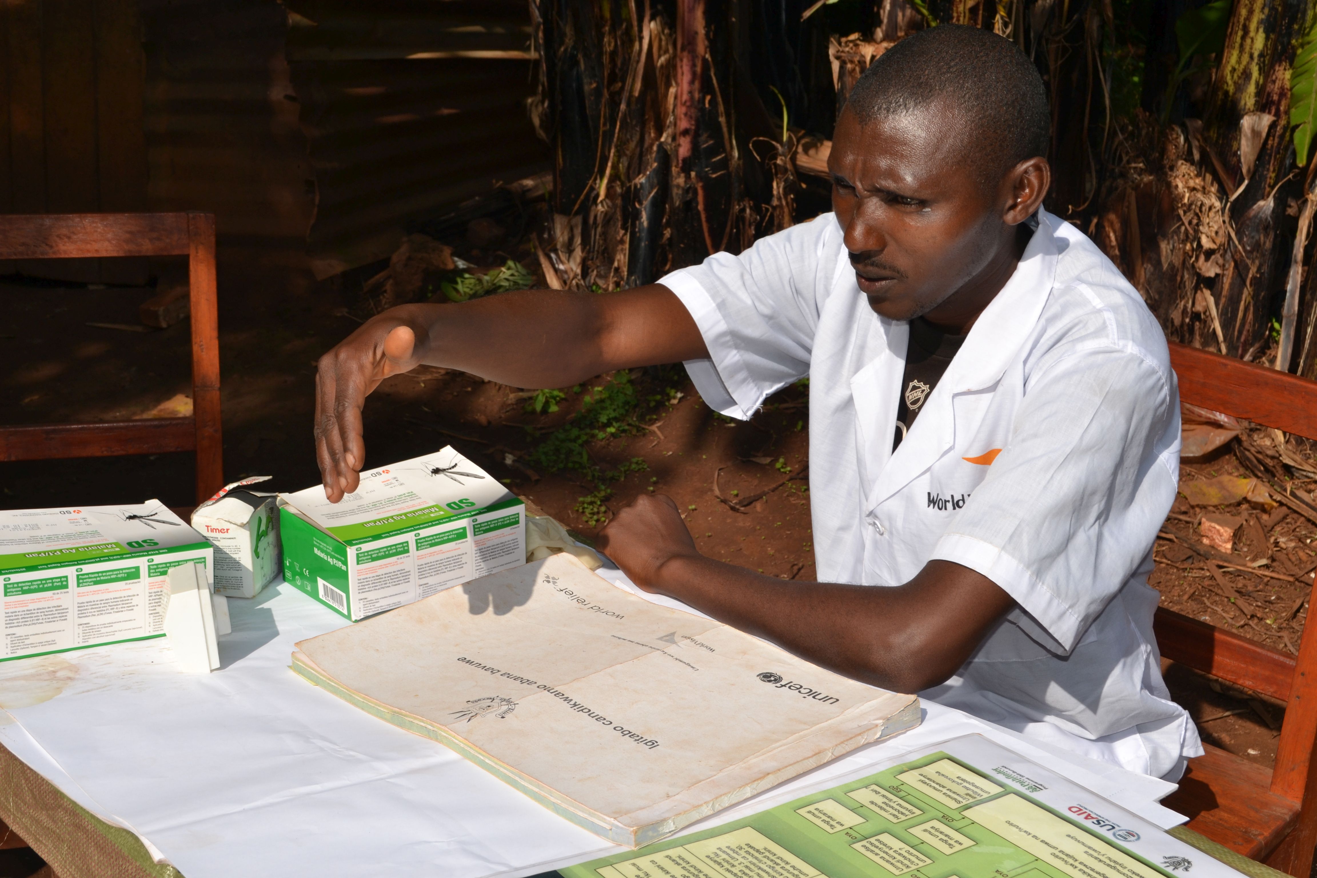 Diomede im Einsatz gegen Malaria