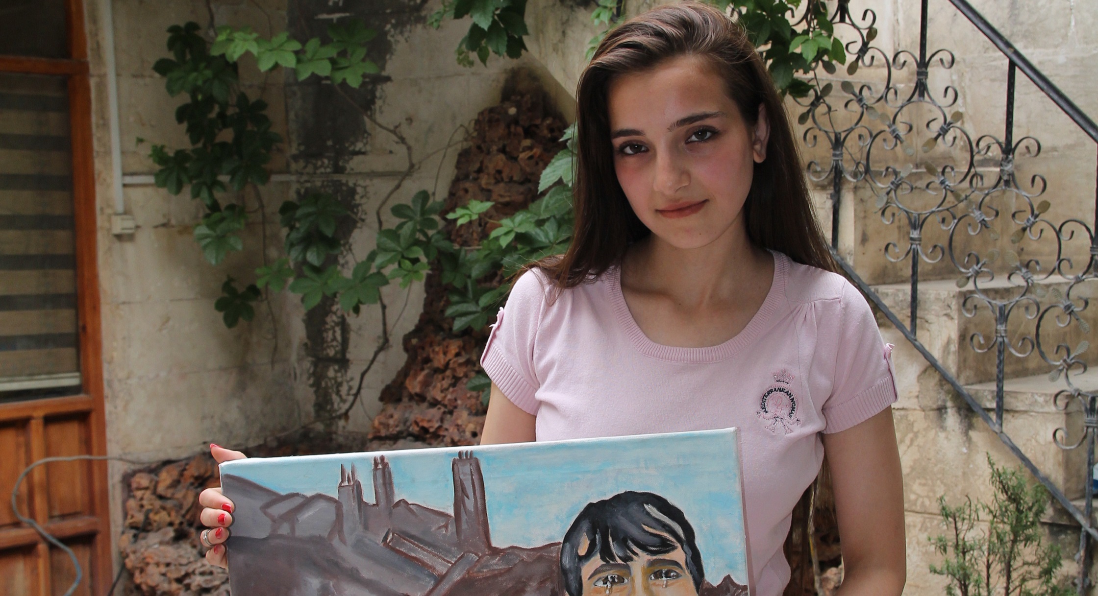 Syrisches Mädchen in der Türkei