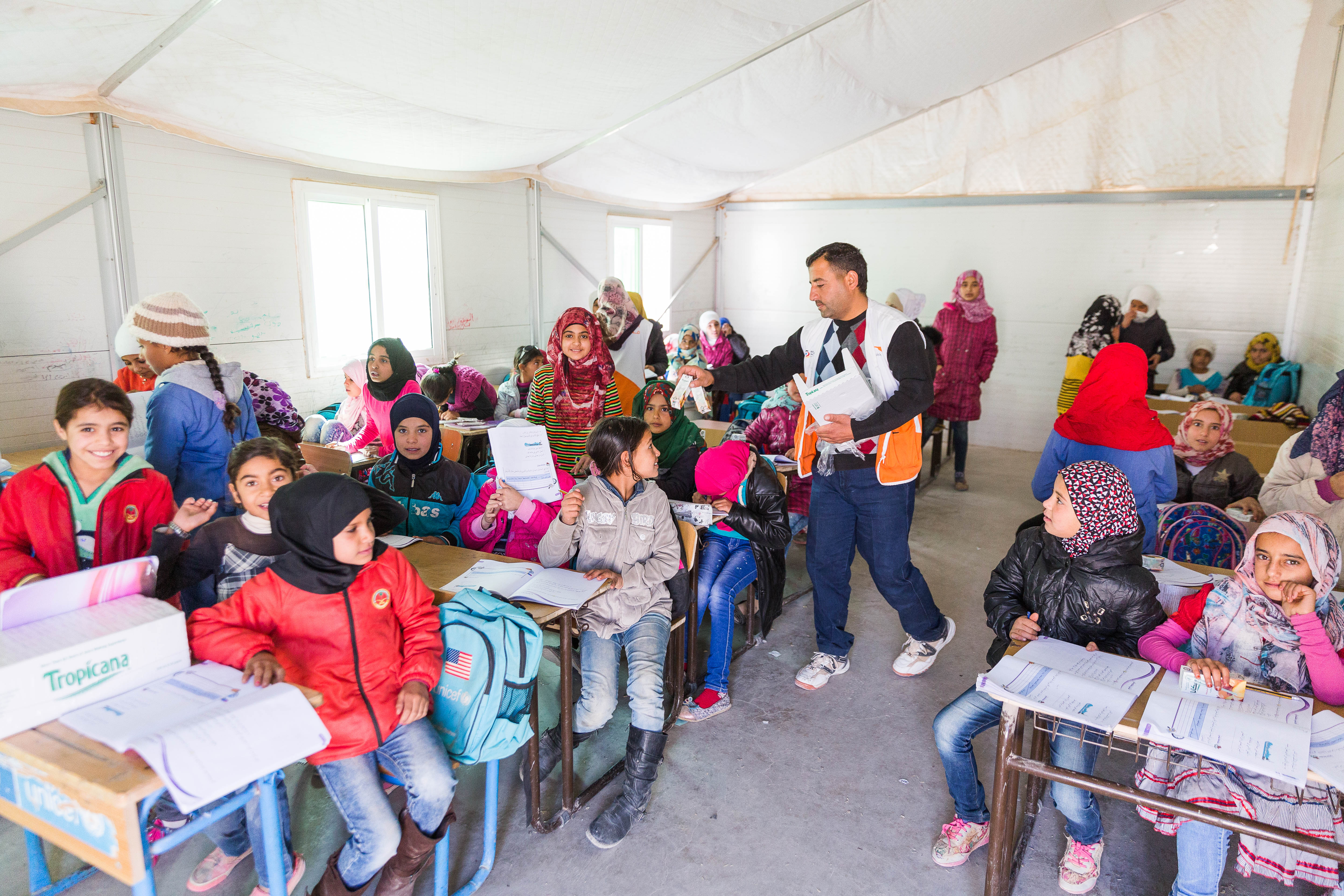 Schulunterricht für syrische Flüchtlingskinder