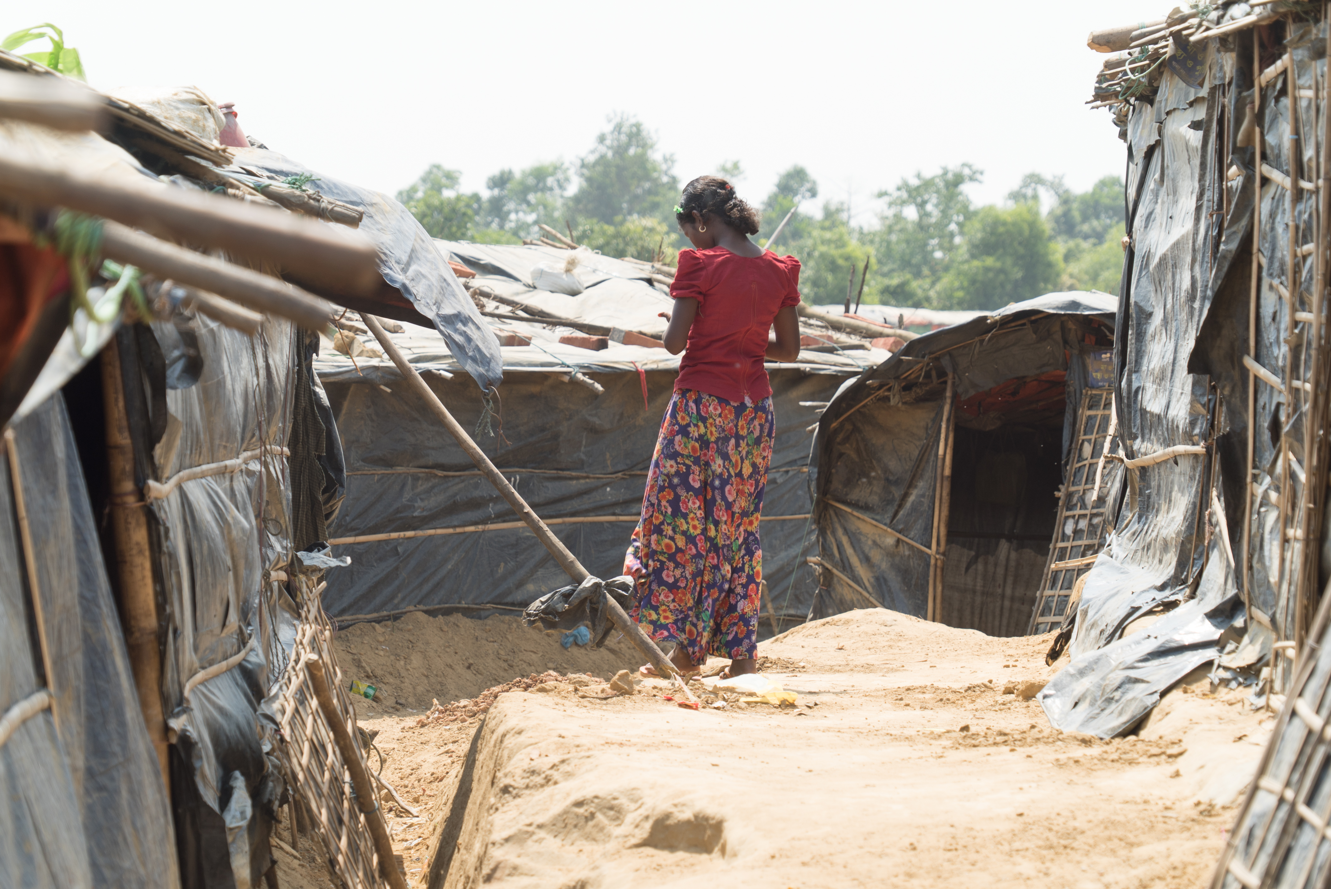Flüchtlingslager in Cox's Bazar, Bangladesh