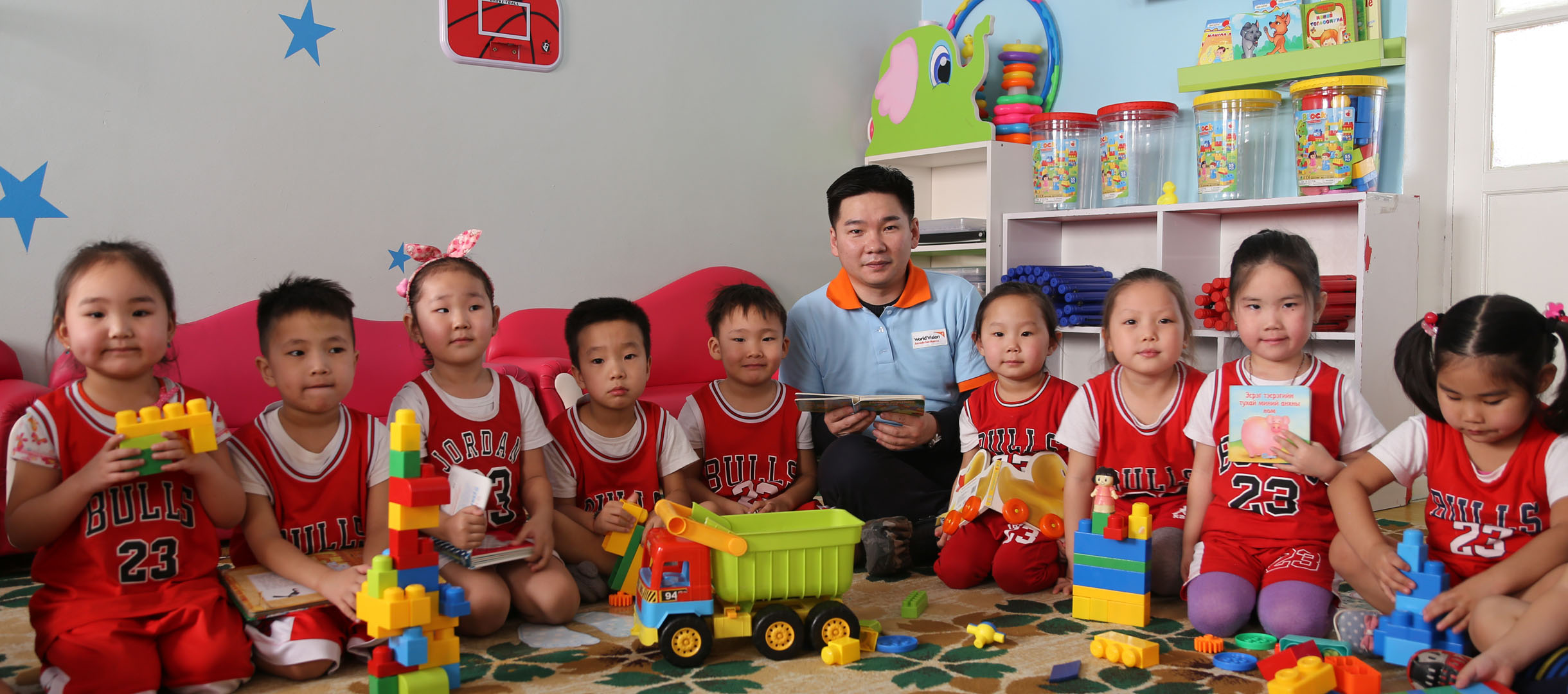 World Vision hat in Tolgoit einen Kindergarten errichtet