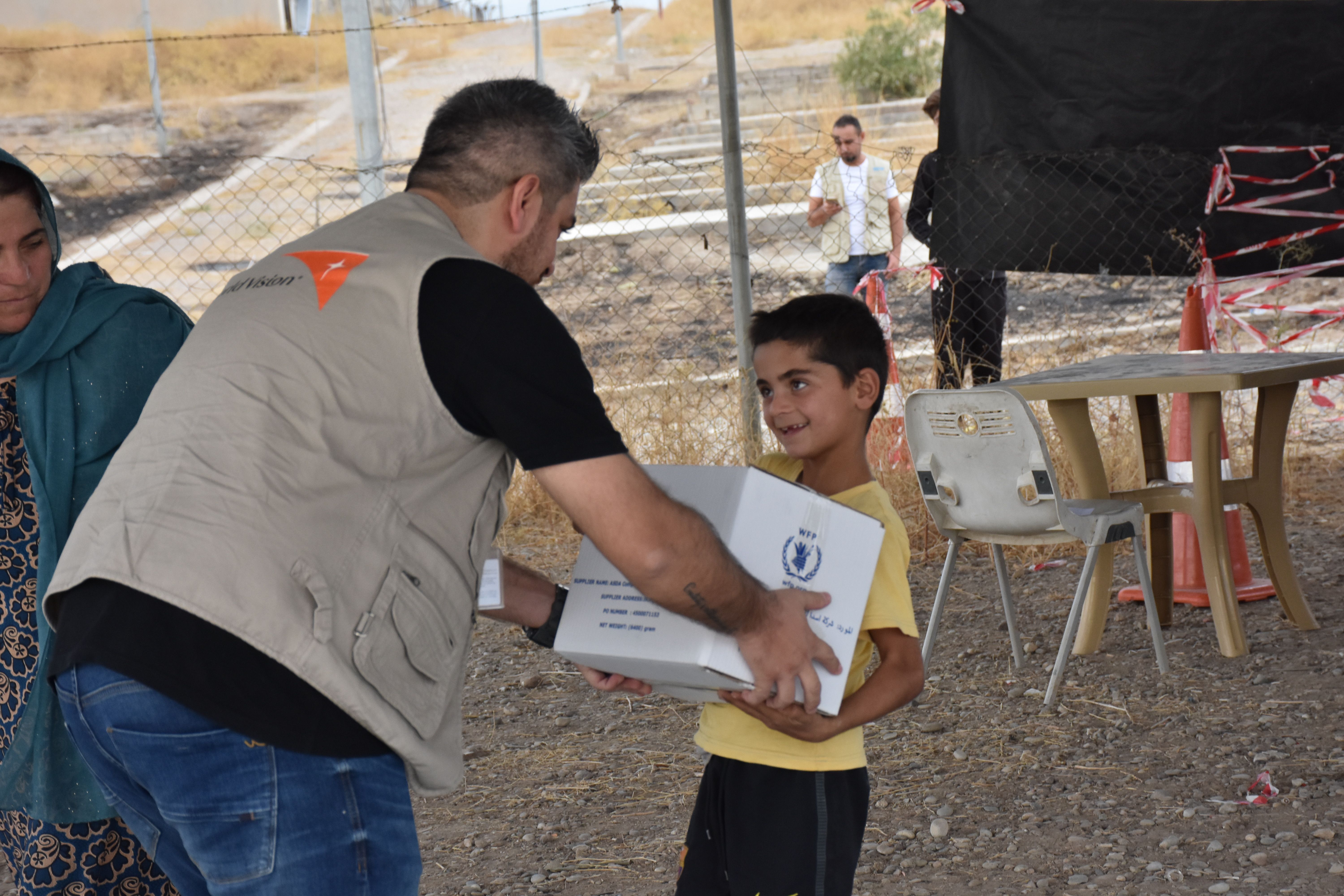 World Vision versorgt Flüchtlinge aus Syrien, die im Irak Schutz suchen