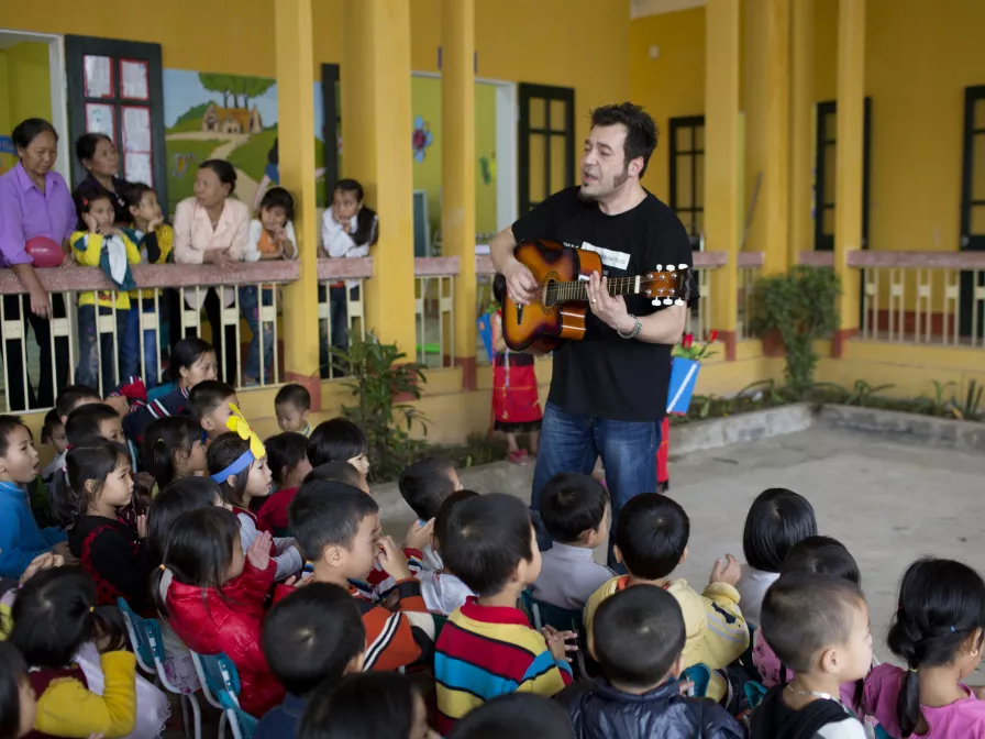 Laith Al-Deen als World Vision Botschafter