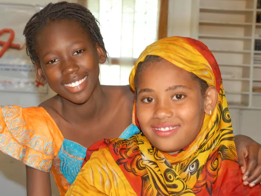 Mädchen in Mauretanien