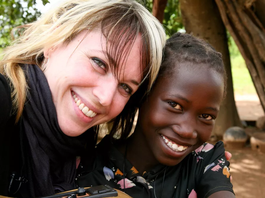 Ein Besuch beim Patenkind 