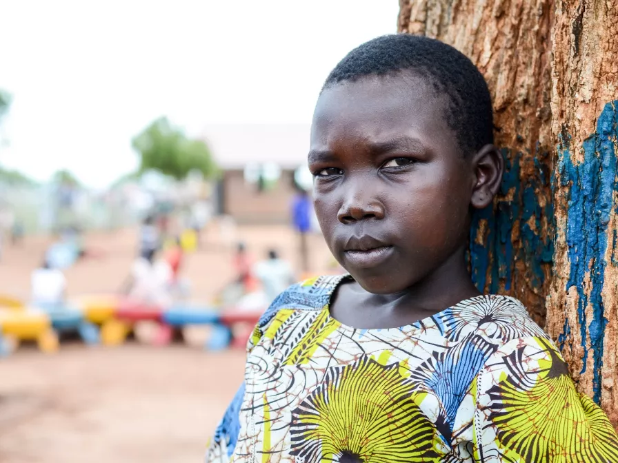 Flüchtlingskind im Südsudan