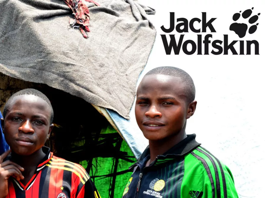 Jack Wolfskin, Wolfgang Niedecken und World Vision unterstützen das Projekt Rebound.