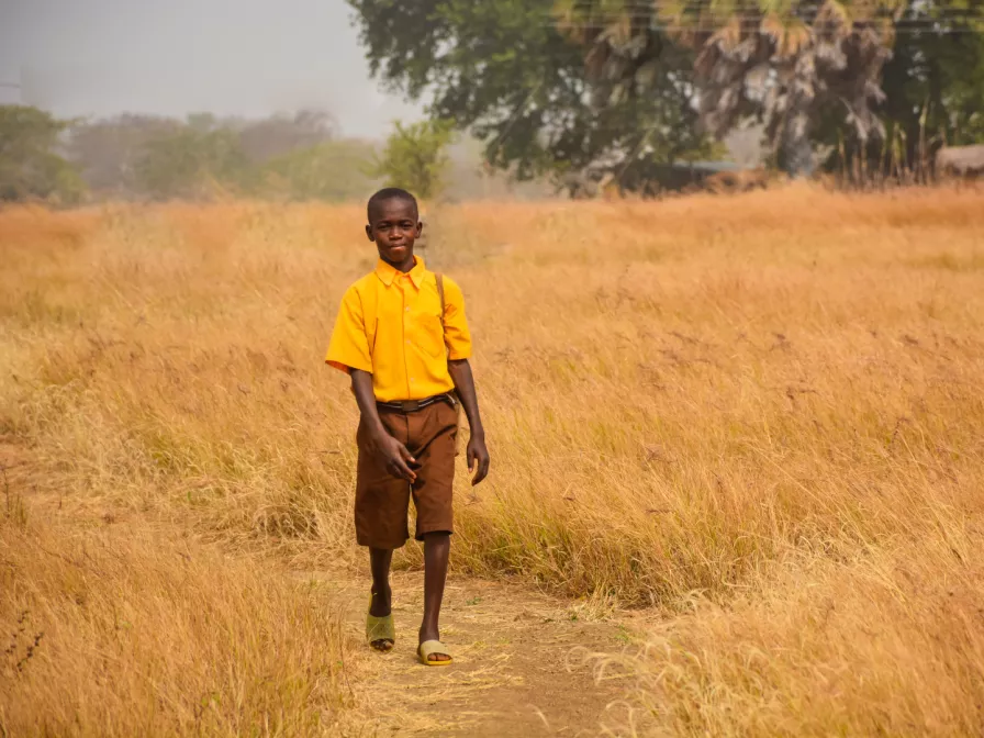 Junge in Ghana