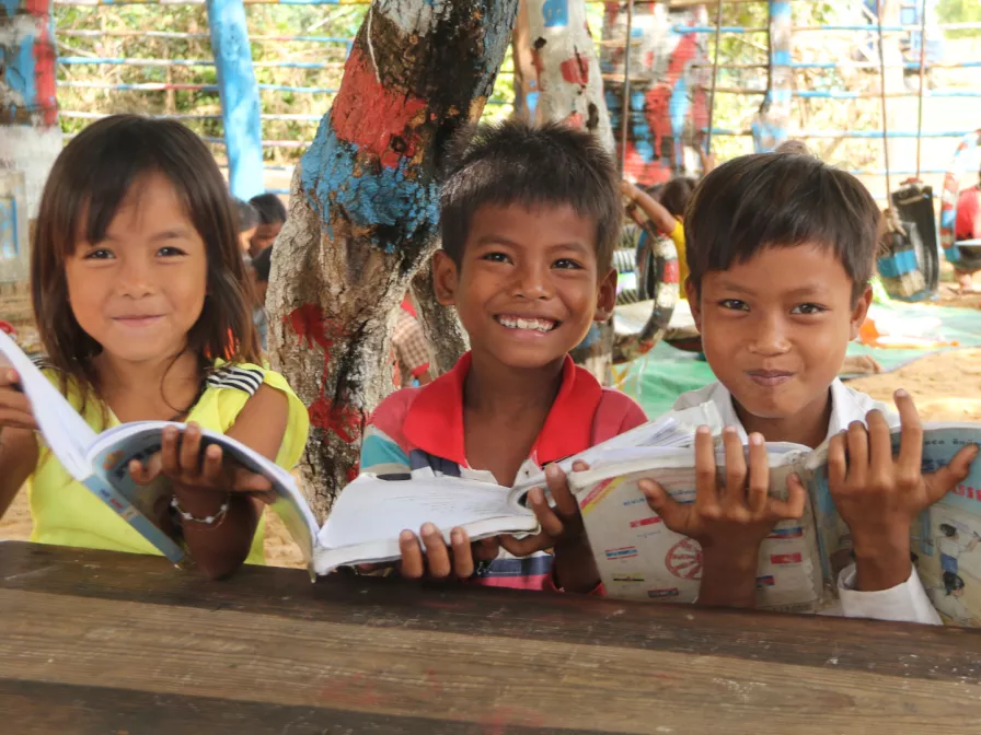 Kinder in Kambodscha