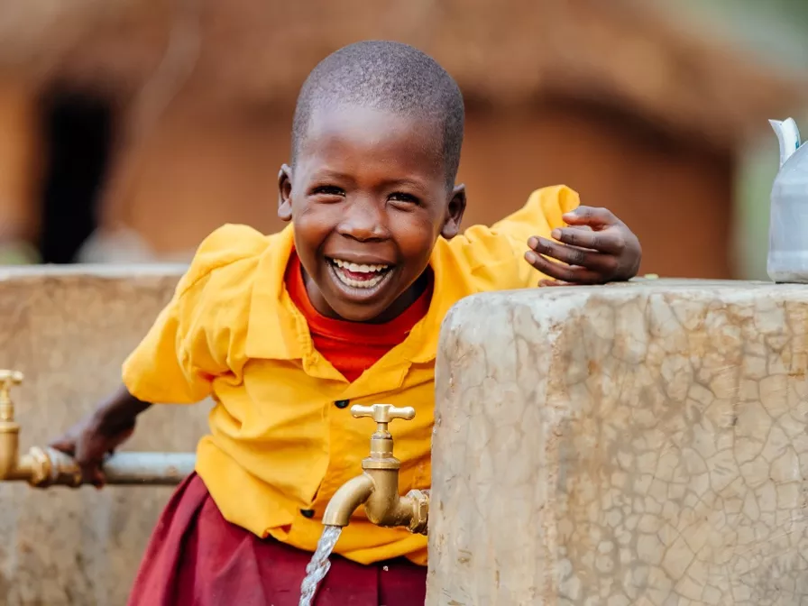 erste Mal frisches Wasser