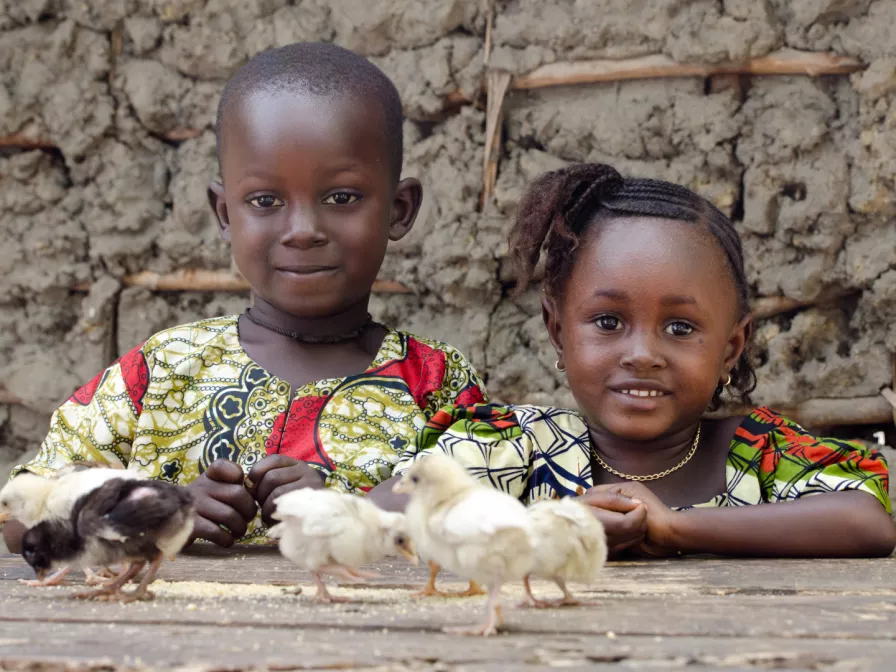 Kinder in Sierra Leone