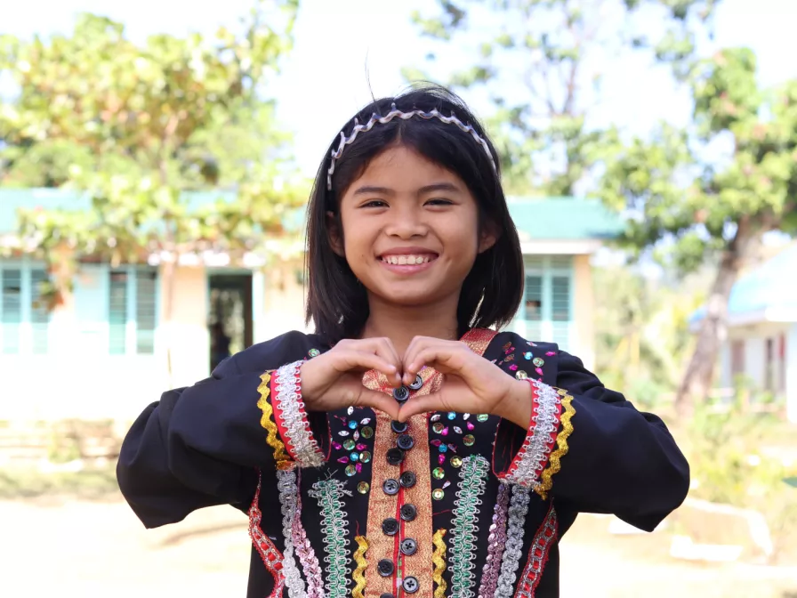 Patenkind auf den Philippinen