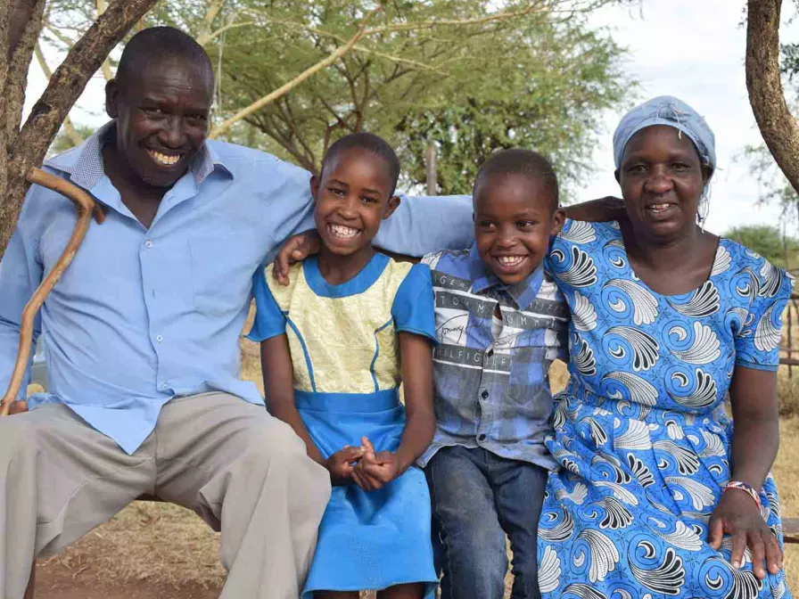 Dank World Vision strahlt Titus Familie wieder