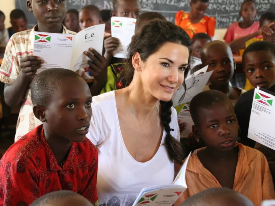 Mariella Ahrens als World Vision Botschafter