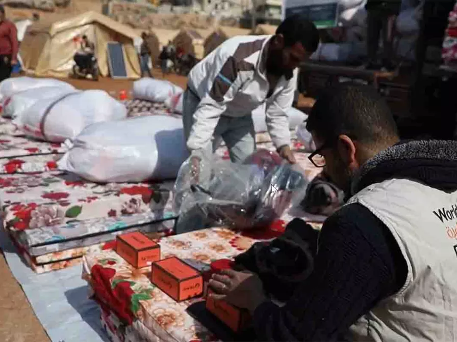 Verteilung von Kälteschutz