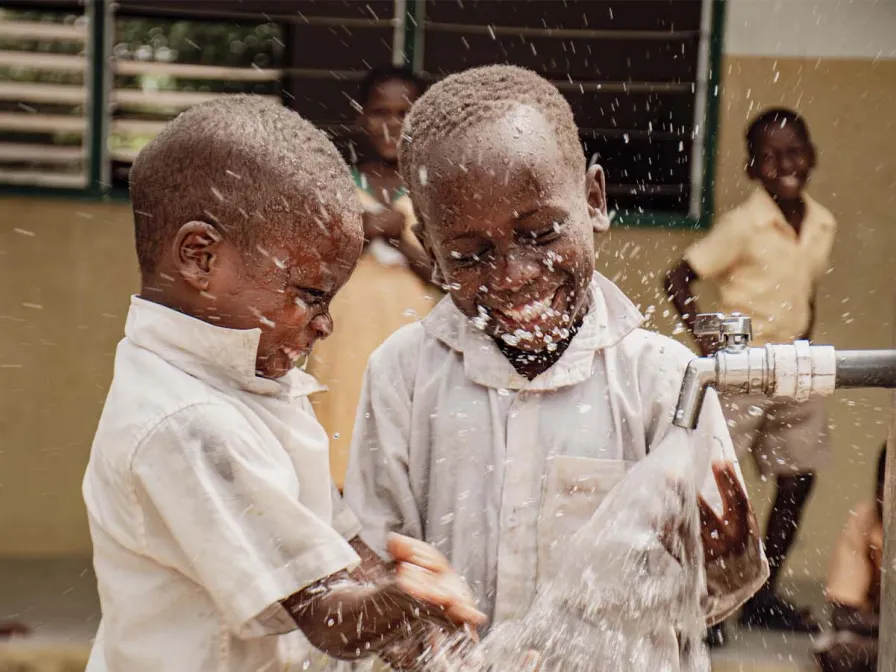 Spende für sauberes Wasser
