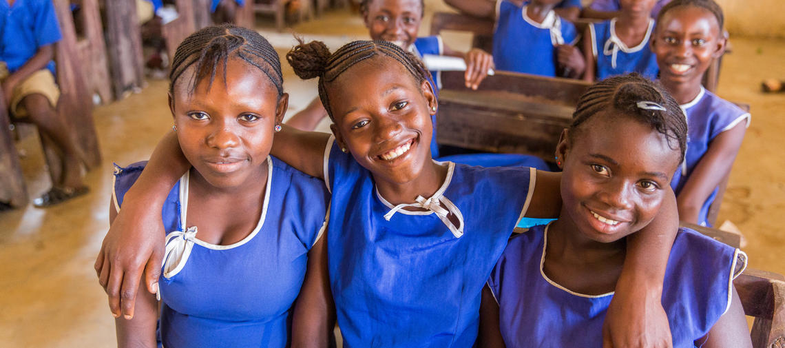 Schulmädchen in Sierra Leone