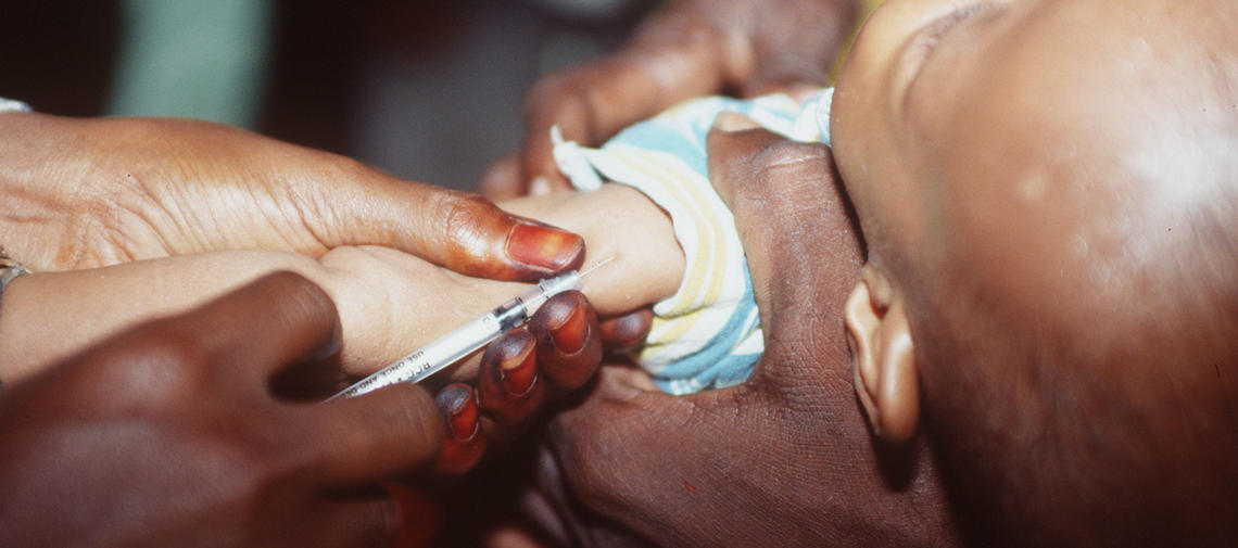 Die Impfung von Kindern gegen Krankheiten wie Polio wird durch die Covid-19-Pandemie vernachlässigt