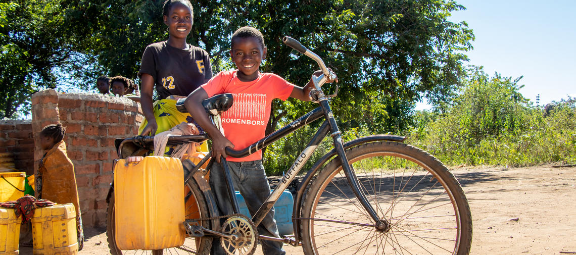 Das Gute Geschenk Fahrrad World Vision Zambia