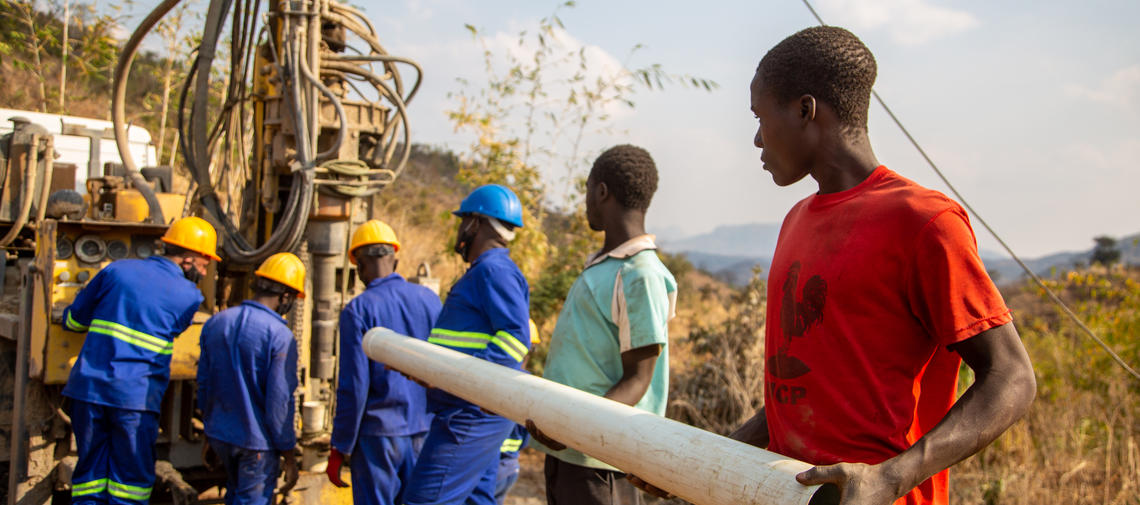 Bau einer Wasserpumpe