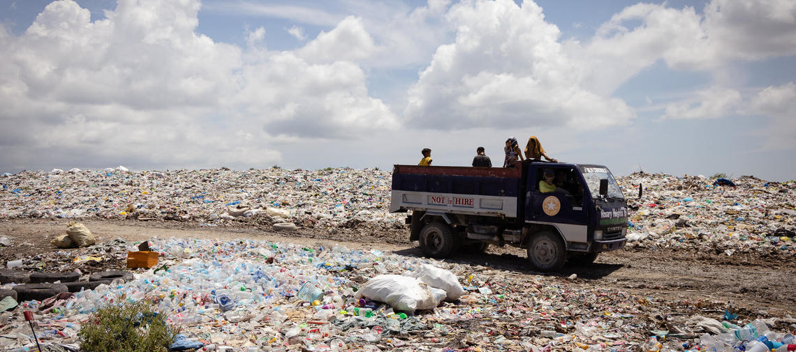 Offene Mülldeponie in Cotabato City