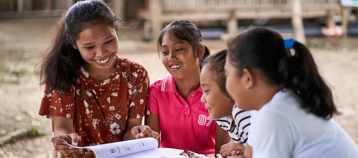 Kinderpatenschaften bei World Vision fördern gezielt die Bildung von Mädchen