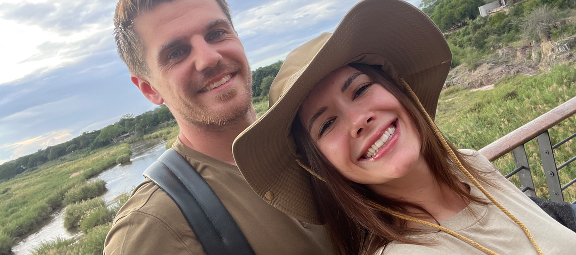 Foto Fußballprofi Jonas Hofmann und Laura Hofmann