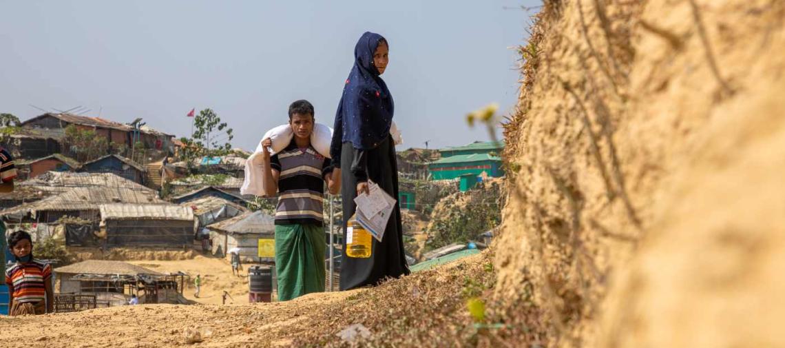 Rohingya Flüchtlingskinder Cox Bazar