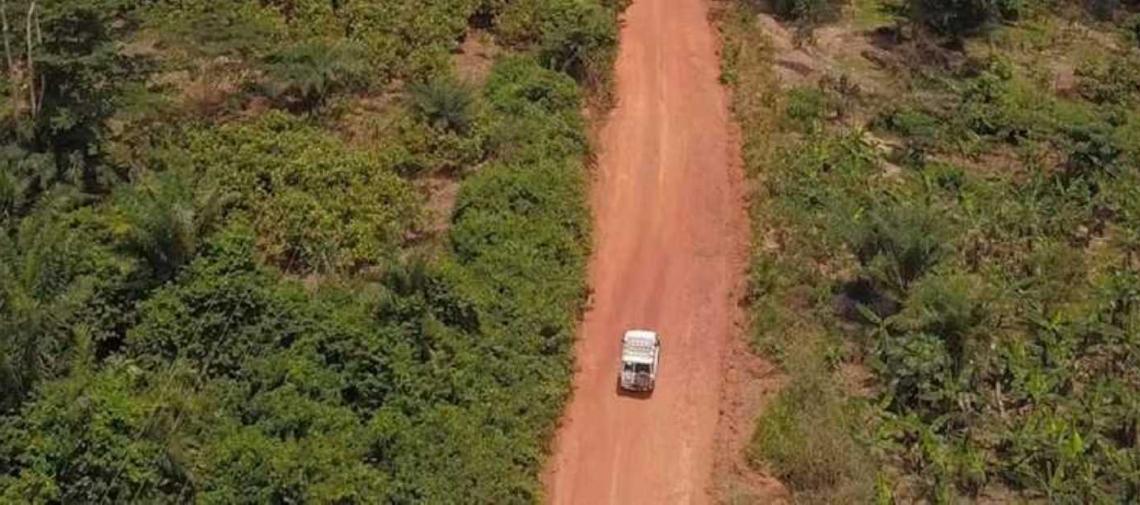 Auf dem Weg zum Patenkind