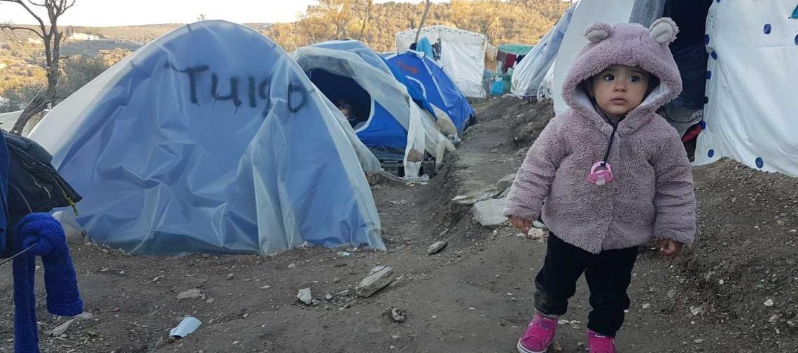 Flüchtlingskinder auf Lesbos