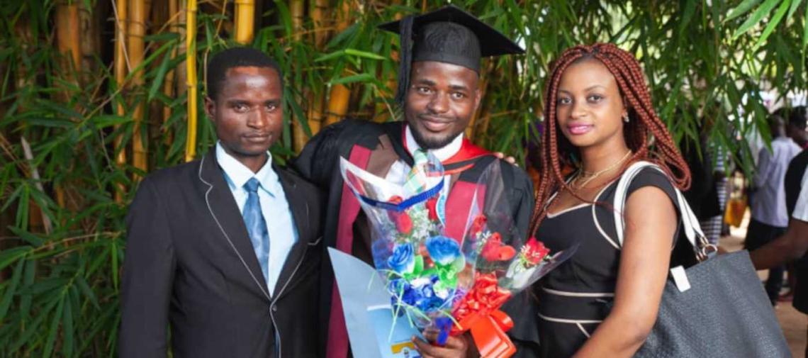 Wadson aus Malawi (Mitte)