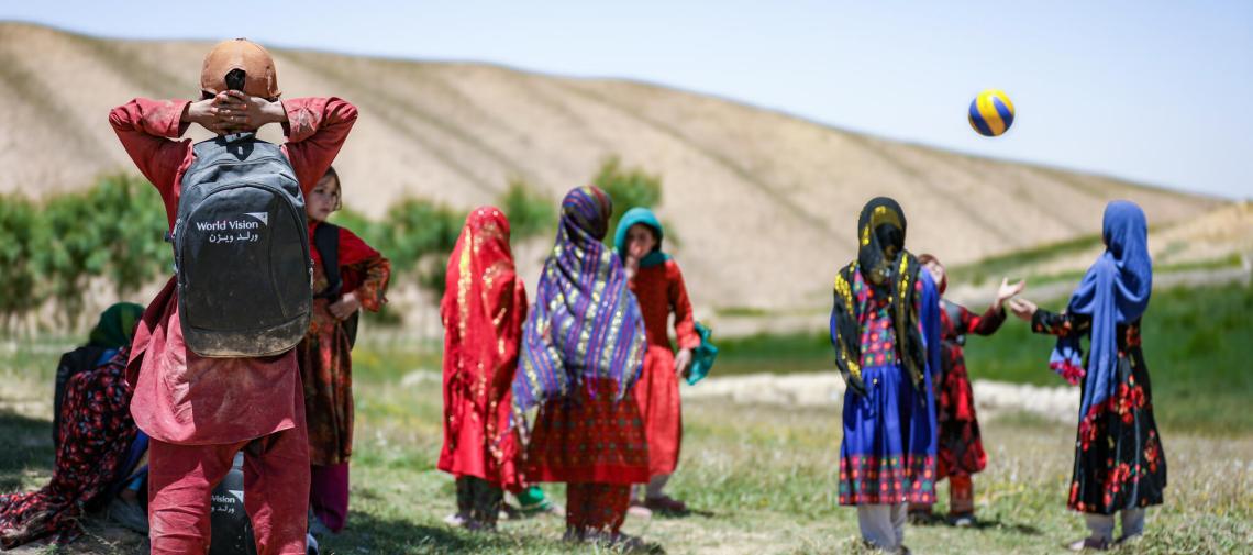 spielende Kinder in Afghanistan