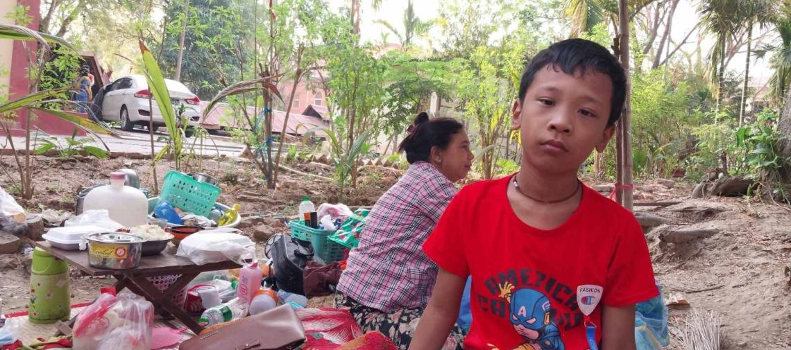 Kinder sind im Erdbebengebiet von Myanmar besonders gefährdet