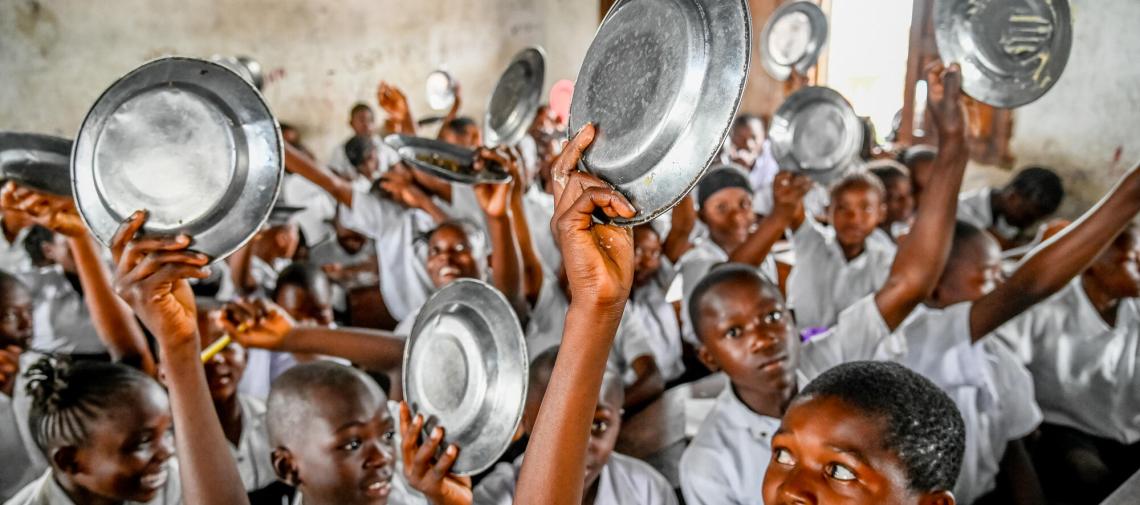 Schulmahlzeiten auch von Kürzungen bei humanitären Hilfen bedroht 